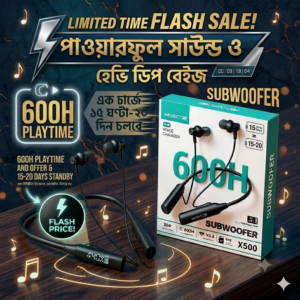#Neckband #WirelessEarphone #BluetoothNeckband #DeepBass #HDSound #RechargeableEarphone #MusicLover #GamingEarphone #SportsEarphone #BangladeshOnlineShop #FlashSale #TechGadget #EarphoneBD #BestNeckband #Port