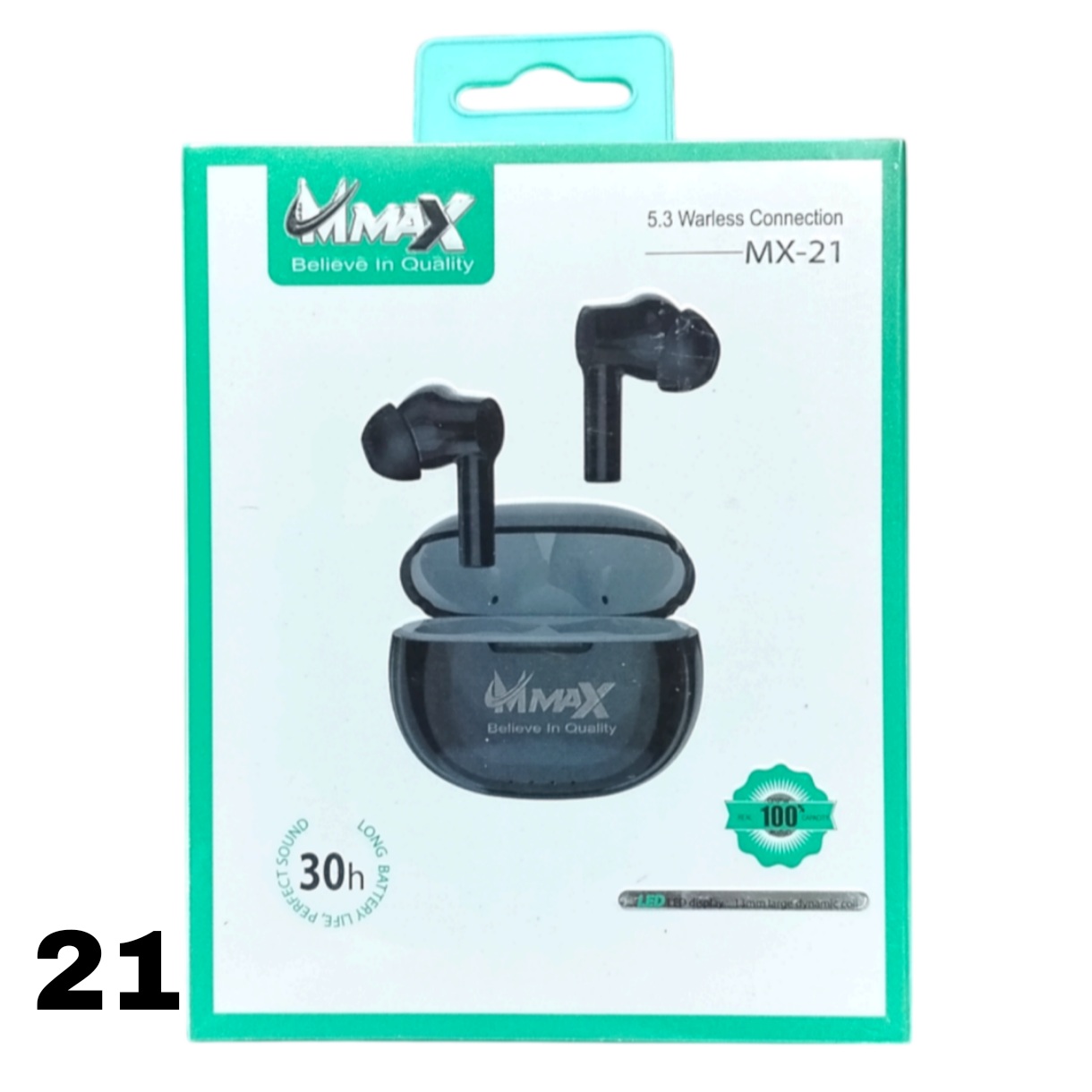 MMAX MX21 Wireless Earbuds